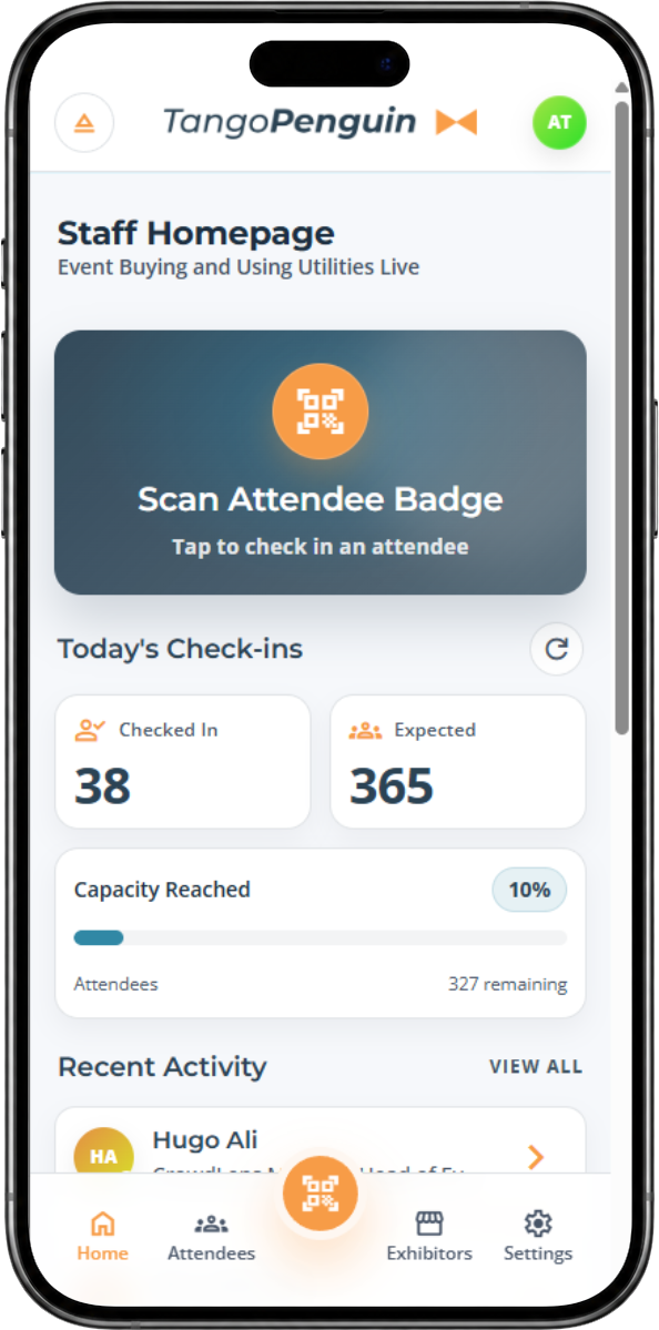 Staff dashboard
